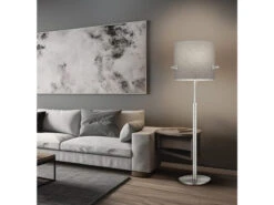 Trio Leuchten Stehlampe CAMDEN Silber Mit Stoffschirm Grau Höhenverstellbar 145-187cm 13 Trio Leuchten Stehlampe CAMDEN Silber Mit Stoffschirm Grau Höhenverstellbar 145-187cm -Licht Welt Geschaft stehlampe camden silber mit stoffschirm grau hoehe 5