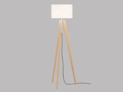 Fischer & Honsel Stehleuchte SHINE WOOD Mit Dreibein Holzfuß & Leinenschirm Weiß, Höhe 140-164cm 11 Fischer & Honsel Stehleuchte SHINE WOOD Mit Dreibein Holzfuß & Leinenschirm Weiß, Höhe 140-164cm -Licht Welt Geschaft stehleuchte shine wood mit dreibein holzfuss leine 12