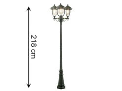 Konstsmide Straßenlaterne PARMA Kandelaber Im Landhausstil, Grün, Höhe 218cm -Licht Welt Geschaft strassenlaterne parma kandelaber im landhausstil g 2