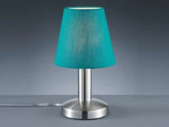 Trio Leuchten Tischlampe MATS II Stoff Lampenschirm Türkis Mit Touchfunktion EIN/AUS 24 Cm 9 Trio Leuchten Tischlampe MATS II Stoff Lampenschirm Türkis Mit Touchfunktion EIN/AUS 24 Cm -Licht Welt Geschaft tischlampe mats ii stoff lampenschirm tuerkis mit 1 2