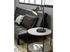 Trio Leuchten Tischlampe ROXIE Metall In Schwarz / Gold Schwenkbar - Höhe 43cm -Licht Welt Geschaft tischlampe roxie metall in schwarz gold schwenkbar 4