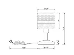 Reality Leuchten Tischleuchte BOLZANO Mit Touch Funktion & Lampenschirm Holzoptik, Höhe 22 Cm -Licht Welt Geschaft tischleuchte bolzano mit touch funktion lampenschi 5