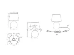 Reality Leuchten Tischleuchte LUXOR Keramik Holzoptik Mit Stoffschirm Beige, Höhe 35cm 14 Reality Leuchten Tischleuchte LUXOR Keramik Holzoptik Mit Stoffschirm Beige, Höhe 35cm -Licht Welt Geschaft tischleuchte luxor keramik holzoptik mit stoffschi 6