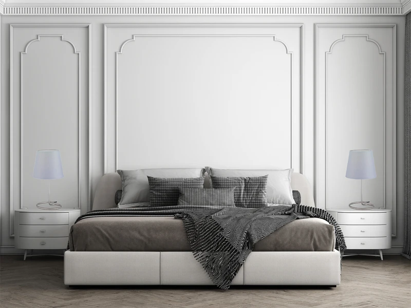 Reality Leuchten Tischleuchten 2er SET TWIN Silber Matt Stoffschirm Grau Ø18cm Höhe 33cm 4 Reality Leuchten Tischleuchten 2er SET TWIN Silber Matt Stoffschirm Grau Ø18cm Höhe 33cm – Bild 4