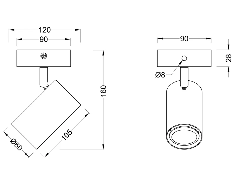 Trio Leuchten Wand- & Deckenstrahler MARLEY Weiß Mit Holz 1-flammig Spot Schwenkbar 9 Trio Leuchten Wand- & Deckenstrahler MARLEY Weiß Mit Holz 1-flammig Spot Schwenkbar – Bild 9