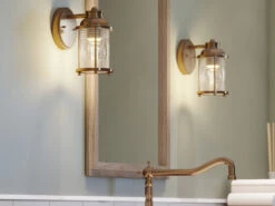 KICHLER Wandlaterne ASHLAND BAY In Messing Für Badezimmer & Wohnraum, Höhe 21cm 17 KICHLER Wandlaterne ASHLAND BAY In Messing Für Badezimmer & Wohnraum, Höhe 21cm -Licht Welt Geschaft wandlaterne ashland bay in messing fuer badezimmer 3