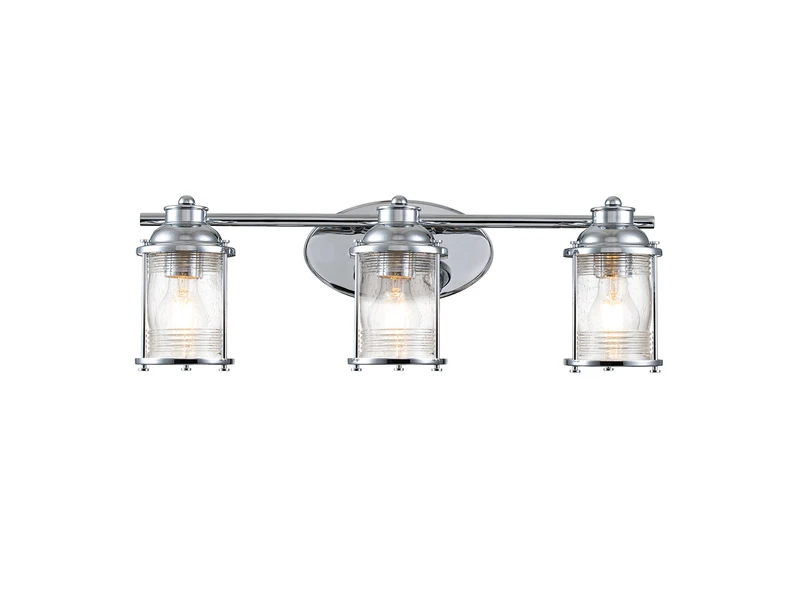 KICHLER Wandleuchte ASHLAND BAY In Chrom Für Badezimmer & Wohnraum, Breite 61cm 2 KICHLER Wandleuchte ASHLAND BAY In Chrom Für Badezimmer & Wohnraum, Breite 61cm – Bild 2