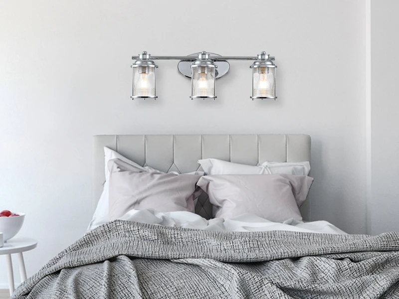 KICHLER Wandleuchte ASHLAND BAY In Chrom Für Badezimmer & Wohnraum, Breite 61cm 5 KICHLER Wandleuchte ASHLAND BAY In Chrom Für Badezimmer & Wohnraum, Breite 61cm – Bild 5