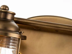 KICHLER Wandleuchte ASHLAND BAY In Messing Für Badezimmer & Wohnraum, Breite 86cm -Licht Welt Geschaft wandleuchte ashland bay in messing fuer badezimmer 28