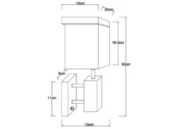 Globo Wandleuchte OSSI Mit Stoff Lampenschirm Und Holzoptik, Höhe 30cm 12 Globo Wandleuchte OSSI Mit Stoff Lampenschirm Und Holzoptik, Höhe 30cm -Licht Welt Geschaft wandleuchte ossi mit stoff lampenschirm und holzop 3