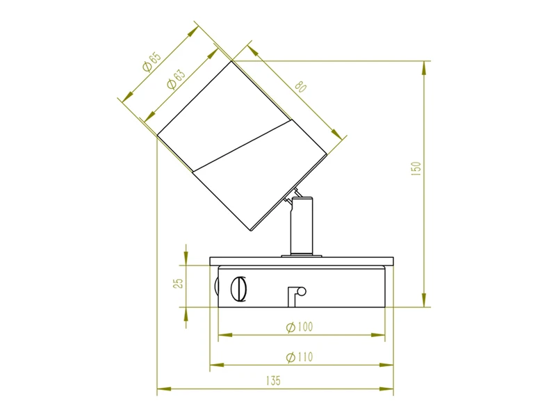 Trio Leuchten Wandstrahler ARUNI Korpus Und Lampenschirm Naturholz & Metall Schwarz 13cm 8 Trio Leuchten Wandstrahler ARUNI Korpus Und Lampenschirm Naturholz & Metall Schwarz 13cm – Bild 8