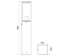 Trio Leuchten Wegeleuchte GARONNE Mit Bewegungsmelder Anthrazit, Höhe 80cm 12 Trio Leuchten Wegeleuchte GARONNE Mit Bewegungsmelder Anthrazit, Höhe 80cm -Licht Welt Geschaft wegeleuchte garonne mit bewegungsmelder anthrazit 1 5